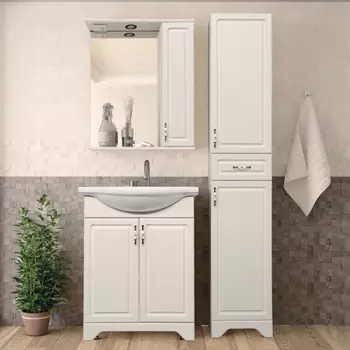 Мебель для ванной Style Line Олеандр-2 65 Люкс, рельеф пастель