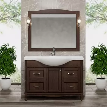 Мебель для ванной ValenHouse Эллина 120 кальяри, 4 ящика, 1 дверца, ручки хром