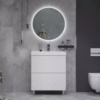 Мебель для ванной Velvex Edge 70.2Y напольная, белая