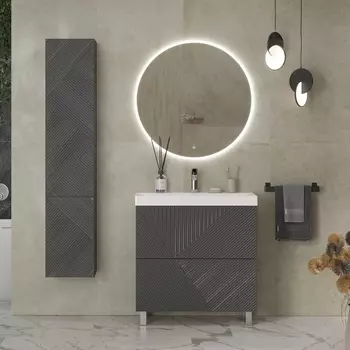 Мебель для ванной Velvex Edge 80.2Y напольная, графит