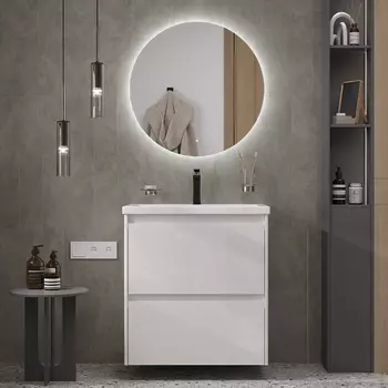 Мебель для ванной Velvex Klaufs 70.2Y, белая, подвесная