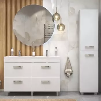 Мебель для ванной Velvex Orlando 120 белая матовая