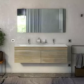 Мебель для ванной Velvex Pulsus 140 подвесная, дуб