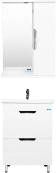 Мебель для ванной VIANT Лима 60 напольная, 2 ящика