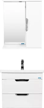 Мебель для ванной VIANT Лима 60 подвесная, 2 ящика