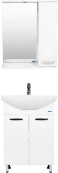 Мебель для ванной VIANT Милан 60 напольная, белая