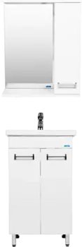 Мебель для ванной VIANT Вена 50 напольная, белая