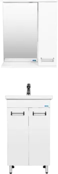 Мебель для ванной VIANT Вена 60 напольная, белая