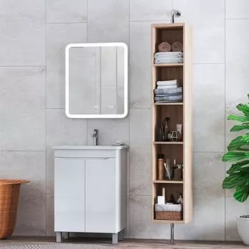 Мебель для ванной Vigo Grani 60 напольная, 2 дверцы, белая