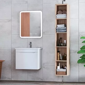 Мебель для ванной Vigo Grani 60 подвесная, подвесная, 1 ящик, белая