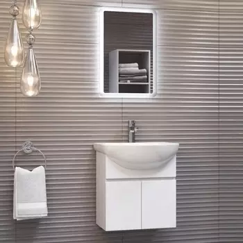 Мебель для ванной Vigo Wing 50 белая матовая