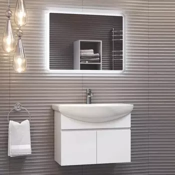 Мебель для ванной Vigo Wing 70 белая матовая