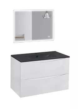 Мебель для ванной Vincea Mia 75 G.White VMC-2MC750GW+VBS-13975MB+VLM-3VN800