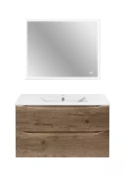 Мебель для ванной Vincea Mia Slim 90 V.Oak VMC-2MC900S1VO+VBS-13990S1+VLM-3VN900