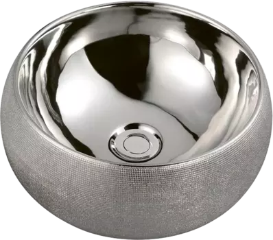 Мебельная раковина Armadi Art NeoArt NeoArt серебро, круглая /863