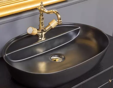 Мебельная раковина Armadi Art Vallessi 871, черная