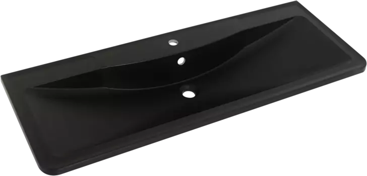 Мебельная раковина BelBagno BB1200/455-LV-ART-ALR-NERO черная матовая