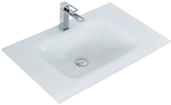 Мебельная раковина BelBagno BB810/465-LV-VTR-BL белая