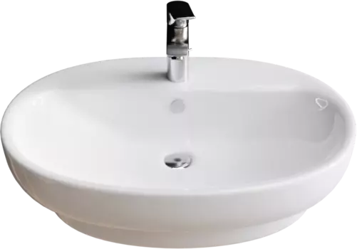 Мебельная раковина Brevita Doppia 65 /116