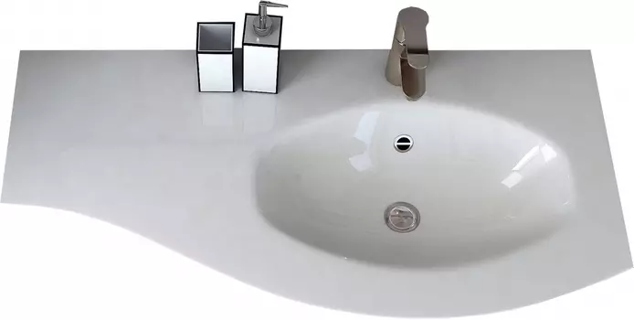 Мебельная раковина Cezares 50154 104х52 R bianco /50154