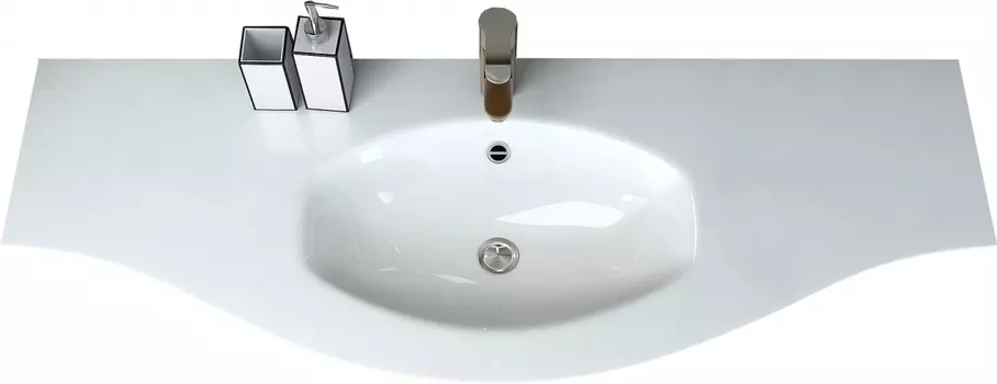 Мебельная раковина Cezares 50155 138х52 bianco /50155