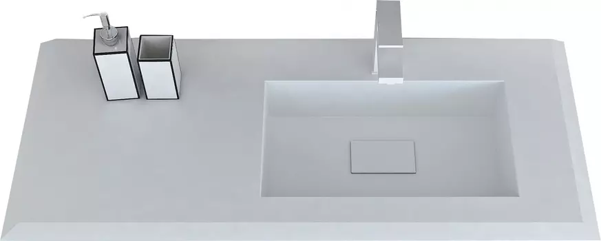 Мебельная раковина Cezares Bellagio 106 R bianco opaco /50214