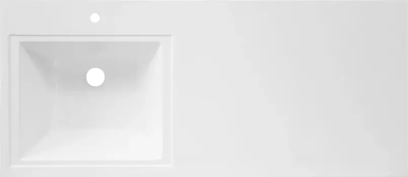 Мебельная раковина ESTETUS Даллас 110 L белая СС-00002387