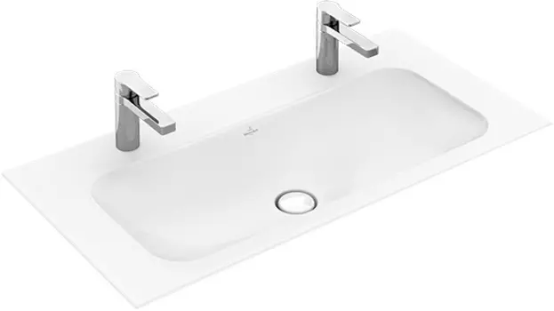 Мебельная раковина Villeroy & Boch Finion 4164A1RW stone white, ceramicplus, без перелива