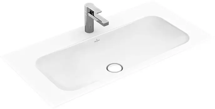 Мебельная раковина Villeroy & Boch Finion 4164ABRW stone white, ceramicplus, со скрытым переливом