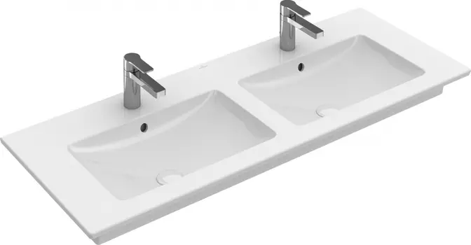 Мебельная раковина Villeroy & Boch Venticello 130 см, альпийский белый ceramic plus 4111DLR1