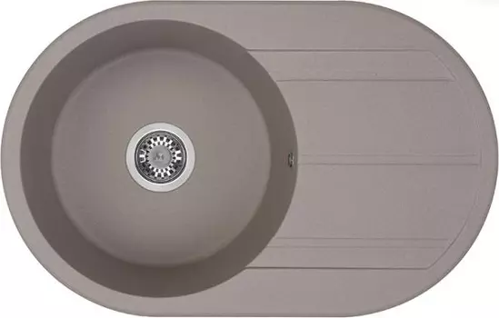 Мойка кухонная Акватон Амира серый шелк 1A712932AI250