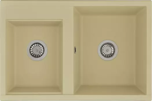 Мойка кухонная Акватон Делия 78 DBL шампань 1A723132DE290