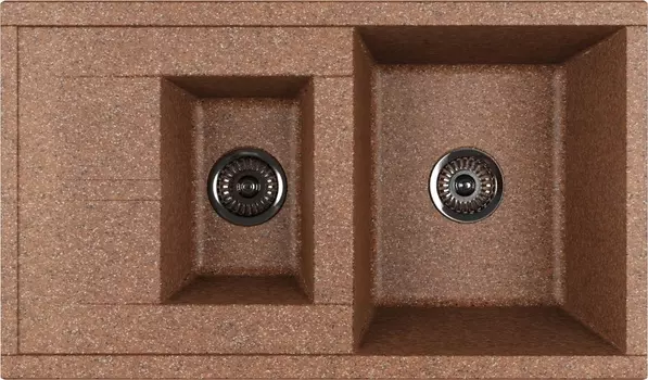 Мойка кухонная Акватон Делия 87 терракотовая 1A716232DE270