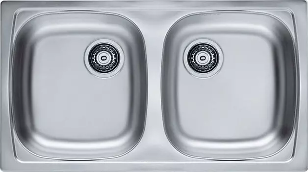 Мойка кухонная Alveus Basic 160 декор, корзинчатый вентиль 1049434