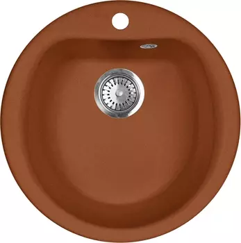 Мойка кухонная AquaGranitEx M-07 терракот M-07 (307)