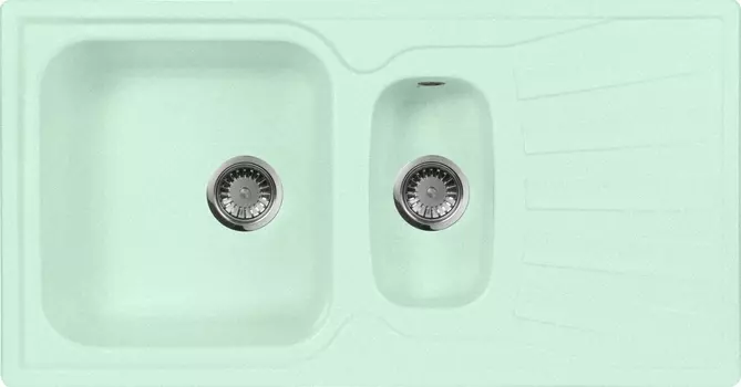 Мойка кухонная AquaGranitEx M-09к салатовая M-09К (303)