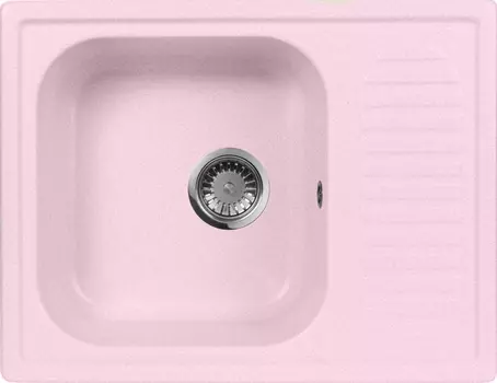 Мойка кухонная AquaGranitEx M-13 светло-розовая M-13 (311)