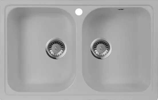 Мойка кухонная AquaGranitEx M-15 серая M-15 (310)