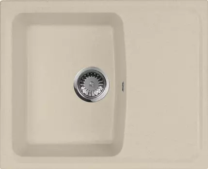 Мойка кухонная AquaGranitEx M-17к бежевая M-17К (328)