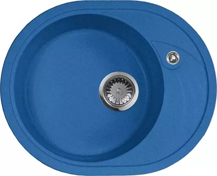 Мойка кухонная AquaGranitEx M-18l синяя M-18L (323)