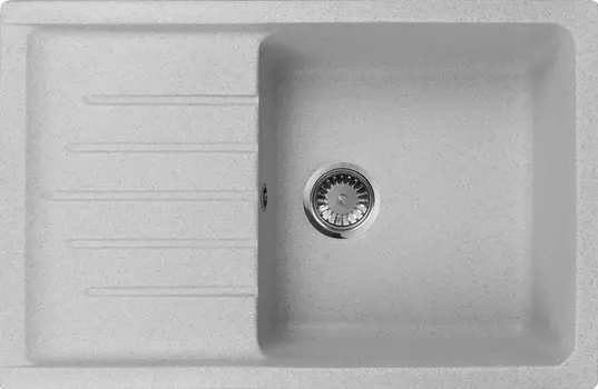 Мойка кухонная AquaGranitEx M-27 серая M-27 (310)
