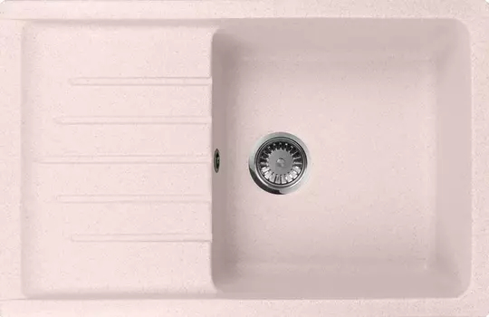 Мойка кухонная AquaGranitEx M-27 светло-розовая M-27 (311)