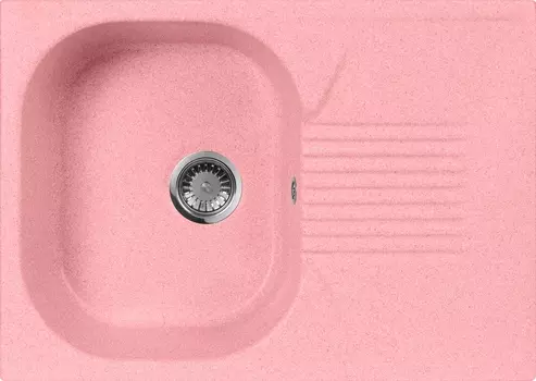 Мойка кухонная AquaGranitEx M-70 розовая M-70 (315)