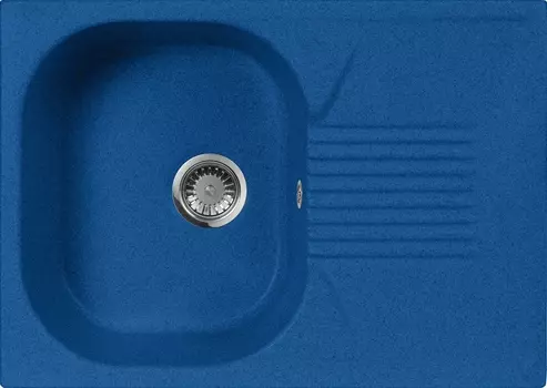 Мойка кухонная AquaGranitEx M-70 синяя M-70 (323)