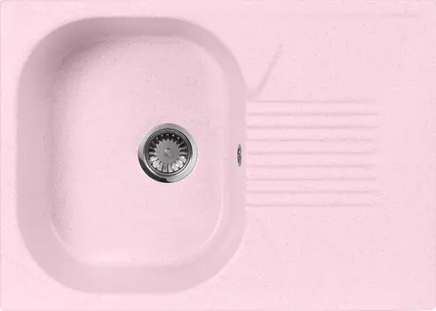 Мойка кухонная AquaGranitEx M-70 светло-розовая M-70 (311)