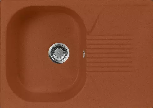 Мойка кухонная AquaGranitEx M-70 терракот M-70 (307)