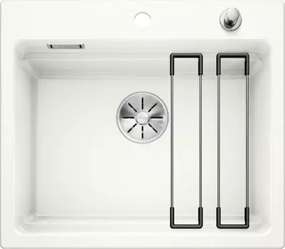 Мойка кухонная Blanco Etagon 6 белая, с клапаном-автоматом 525156