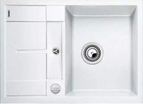 Мойка кухонная Blanco Metra 45S Compact белый 519576