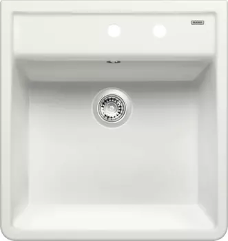 Мойка кухонная Blanco Panor 514501 белая глянцевая, два отверстия