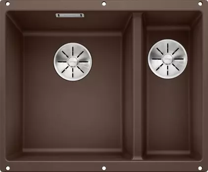 Мойка кухонная Blanco Subline 340/160-U кофе, левая 523557